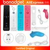 bonacell Controller per Nintendo Wii/Wii U Sinistra/Destra 2in1 Motion Plus Controller Telecomando senza fili Gamepad Accessori per videogiochi