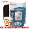 SINOCARE Kit o Strisce Reattive Sinocare Safe AQ UG 2 in 1 per Monitoraggio Glicemia e Acido Urico, Solo per Misuratore di Glicemia, Diabete, Gotta, Gravidanza