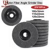 SI FANG 100mm 115mm 125mm Ruota per lucidatura in fibra di nylon Disco abrasivo non tessuto 4-5 '' Mola per lucidatura per metallo