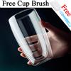 RSCHEF Tazza da caffè in vetro trasparente latte whisky tè birra doppio creativo resistente al calore Cocktail Vodka tazza da vino bicchiere bicchieri regalo