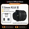 7artisans Obiettivo manuale a focale fissa ultra grandangolare F2.8 Mark II per Sony E Alpha 6400/ZVE10 Fuji XF X-T1Nikon Z Z Z50/Z fc Micro M4/3 Olympus/Panasonic E-PL2 GH1 Canon EOS-M M50 Canon RF