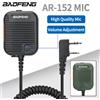 Baofeng AR-152 Microfono tattico Altoparlante Mic Volume regolabile per Baofeng AR 152 BF-888S UV-5R UV-25 UV-5RH Walkie Talkie