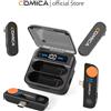 COMICA Microfono Lavalier Wireless COMICA Vimo S 2.4G con Custodia di Ricarica, Accessori Certificati MFi per iPhone e Android, Microfono per Interviste