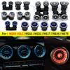Auchikj Luci LED a 3/64 colori per bocchette di ventilazione auto per Mercedes-Benz Classe C GLC W205 X253 W213 W222 W117 X156 W176, luce ambientale per ugelli turbo