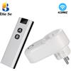 Diese Interruttore di telecomando senza fili Presa elettrica Presa a muro intelligente UE e trasmettitore 433 MHz Spina 220 V 15 A per LED/Luce/Lampada