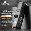 ROCKBROS Luce per bici 1500LM/1000LM Lega di alluminio Tipo-C Ricarica Luci anteriori intelligenti Versione sospesa Lampada a LED Fari per ciclismo