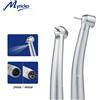 Myricko Manipolo Dentale ad Alta Velocità con LED, Turbina Elettrica, Generatore di Coppia, Rotazione a Spinta, Fibra Ottica, Pulsante, Cartuccia Turbina ad Aria 2/4 Fori