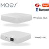 MOES Tuya ZigBee Gateway Wireless Hub Wired Multi-mode Bridge Bluetooth Telecomando Mesh Smart Life APP Alexa Google Home