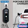 TAYSLA Caricatore EV Tipo 2 IEC62196-2 Cavo di ricarica EVSE portatile 16A 3.5KW Stazione di ricarica EV Wallbox Spina UE per auto elettrica