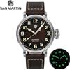 San Martin moda uomo orologio 40mm pilota automatico meccanico YN55 PT5000 SW200 acciaio inossidabile luminoso impermeabile 100m