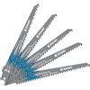 EZARC Set di 5 Lame per Sega a Gattuccio per Potatura Legno 150/225/300mm, Denti Affilati, CRV, Lunga Durata, 5TPI