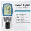 komwell Colesterolo totale del sangue lipido medico 5 in 1 (TC), triglicerina (TG), lipoproteina ad alta densità (HDL) e LDL calcolato, LDL/HDL