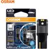OSRAM LED T10 6000K W5W 194 LEDriving SL anticipo 6000K bianco auto lettura lampadine porta lampade luce interna 12V 1.5W 2980CW, coppia
