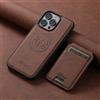 suteni Custodia per telefono a portafoglio Porta carte Custodia magnetica in pelle per ricarica wireless per iPhone 12 13 14 15 16 Plus 17 ProMax