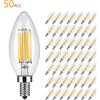 Genixgreen Lampadina LED Dimmerabile C35 6W E12 E14, Luce a Filamento Stile Candela, 2700k 6000k, Bianco Freddo/Caldo, Lampada LED Retrò Edison per Candelabri