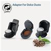 i Cafilas Adattatore per capsula riutilizzabile Dolce Gusto per macchina PICCOLO XS/Genio S per capsule originali Nespresso iCafilas
