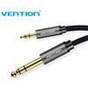Vention Cavo Aux adattatore da maschio a maschio da 3,5 mm a 6,35 mm per amplificatore mixer placcato in oro Jack da 3,5 a jack da 6,5 3 m 5 m 10 m Aux Cabo