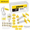 riderace Kit di spurgo olio per freni a disco idraulici per biciclette Ezmtb 2022 PRO per SHIMANO, SRAM, Avid, MAGURA 2021 Strumento di riparazione bici da strada MTB