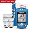 SINOCARE Misuratore di glicemia e acido urico Sinocare 2 in 1 Safe AQ UG, monitor per la glicemia per donne in gravidanza, kit glucometro con strisce reattive per il test del diabete.