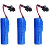 Aleaivy Batteria 3.7V 800mah 14500 per C2 D828 RC Stunt Dump Car Toy Accessorio 3.7V 14500 Batteria agli ioni di litio con spina SM-2P