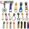 Meetee 10/30 pezzi 5 # Cursore per cerniera per cerniera in nylon Giacca Borsa Tasche Tasche Cerniere Teste Estrattore Kit di riparazione Accessori per cucire indumenti fai da te