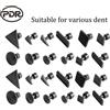SUPER PDR PDR PDR Strumento Linguette di colla Colore nero Linguette per ammaccature Ventose per rimozione ammaccature Strumenti di riparazione senza vernice Riparazioni ammaccature auto