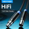 Vention XLR Cable Karaoke microfono Sound Cannon Cable Plug XLR Extension Mikrofon Cable per amplificatori Mixer Audio cavo XLR