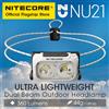 NITECORE NU21 Dual Beam faro USB-C ricaricabile 360 Lumen Running Fishing lightwight faro esterno, batteria integrata