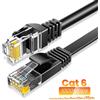 CYANMI Cat 6 Cavo Ethernet 165ft, Outdoor & Indoor 10Gbps Supporto Cat8 Cat7 Rete, Piatto ad alta velocità RJ45 Internet LAN Computer Solid Patch Cord con Clip per Router, Modem, PS4/5, Xbox, Gaming