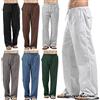 ANIMAL GAME Pantaloni larghi in lino da uomo alla moda Pantaloni coreani Sport oversize Streetwear Pantaloni da yoga primaverili maschili Abbigliamento casual da uomo Pantaloni sportivi