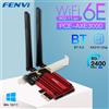 FENVI WiFi 6E AX210 5374Mbps Adattatore PCIE Wireless Tri Band 2.4G/5G/6Ghz Compatibile Bluetooth5.3 Scheda WiFi di Rete Per Win 10/11