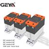 GEYA GSR2-1 SSR 10A 25A 40A 60A 80A 100A 120A Relè a Stato Solido (SSR) Monofase Montabile su Guida DIN con Dissipatore di Calore DD AA DA SSR