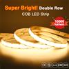COXO Striscia LED COB super luminosa 2000lm/m Doppia fila 600 LED/m Luci LED flessibili dimmerabili Illuminazione a nastro RA90 3000K 4000K 6500K DC24V