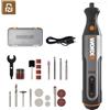 Worx 8V Utensile rotante WX106 Cordless Mini Trapano Incisione Rettifica Lucidatrice Caricatore USB Set di utensili elettrici a velocità variabile