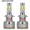 MAXGTRS 2X Turbo LED H4 9003 HB2 H1 H7 H8 H11 9005 9006 Fascio LED Lampadine per fari 200W Canbus Faro anteriore per auto 6500K Bianco 12V