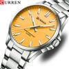 Curren reloj hombre Orologio da uomo in acciaio inossidabile di moda Orologio da polso al quarzo con calendario di lusso Orologi da lavoro Orologio da uomo relogio masculino