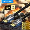 Vention Cavo DisplayPort 10K 8K@60Hz 4K@165Hz 40Gbps Porta Display Cavo audio Supporto HDR HDCP 2.2 per Monitor da gioco TV DP 2.0