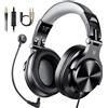 Oneodio Cuffie da gioco cablate Oneodio Gamer cuffie da gioco Over-Ear da 3.5mm con microfono staccabile per PC Computer PS4 Xbox