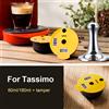 i Cafilas Cialde riutilizzabili per capsule di caffè iCafilas 60ML / 180ML per coperchio in silicone per filtro riutilizzabile BOSCH-s Tassimo Machine