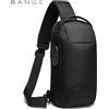 BANGE Borsa da petto calda Nuova borsa a tracolla da uomo anti-ladro Borse a tracolla impermeabili Ricarica USB Viaggio breve per pacchetto da viaggio maschile