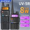 Baofeng Walkie Talkie UV 5R 5W 8W Dual Band Ham Radio bidirezionale Vhf Uhf Radio FM ricetrasmettitore portatile caccia 16KM