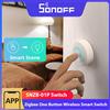 SONOFF SNZB-01P Zigbee Smart Wireless Switch Scena intelligente tramite eWeLink Controllo bidirezionale con TX Ultimate Wall Switch NSPanel Pro