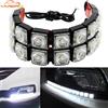 HVIERO 2x Auto Led DRL Luce di marcia diurna 6/9/10/12/16/20LED Bianco Impermeabile Guida Nebbia Lampadina Car Styling Luci Auto Camion illuminazione