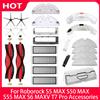 Roborock S5 MAX S50 MAX S55 MAX S6 MAXV Filtro HEPA Spazzola laterale/principale Serbatoio dell'acqua Vassoio Mop Scatola della polvere Accessori per aspirapolvere