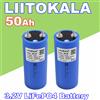 liitokala 1-4PCS LiitoKala 3.2V 20Ah/25Ah/50Ah Lifepo4 Batteria Sistema di energia solare per barche e carrello da golf camper