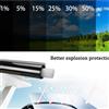 BUNPIG 5/15/25/35/50% VLT pellicola riflettente in vetro argento che blocca il calore adesivi in rotolo di vinile per la casa auto autoadesiva Privacy Window Tint