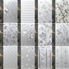 BUNPIG Pellicola per vetri Privacy 3D finestra decorativa vinile adesivo statico per finestra adesivo per finestra in vetro rimovibile colorato Non adesivo