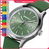 BERNY Orologi da uomo 40mm Luminoso Eleganza Abito Orologio al quarzo Calendario Settimana Orologio da polso da uomo d'affari casual impermeabile di lusso