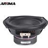 AIYIMA 1 Pezzo Subwoofer da 5,25 Pollici 4 Ohm 30W Woofer con Bordo in Gomma Super Bass per Altoparlanti da Scaffale