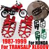 S2R Moto Poggiapiedi Pedane Pedane Resto Pedale Parti Per HONDA Transalp 600 XL600V XL600 XL 600V 600 V 1987-1999 Accessori